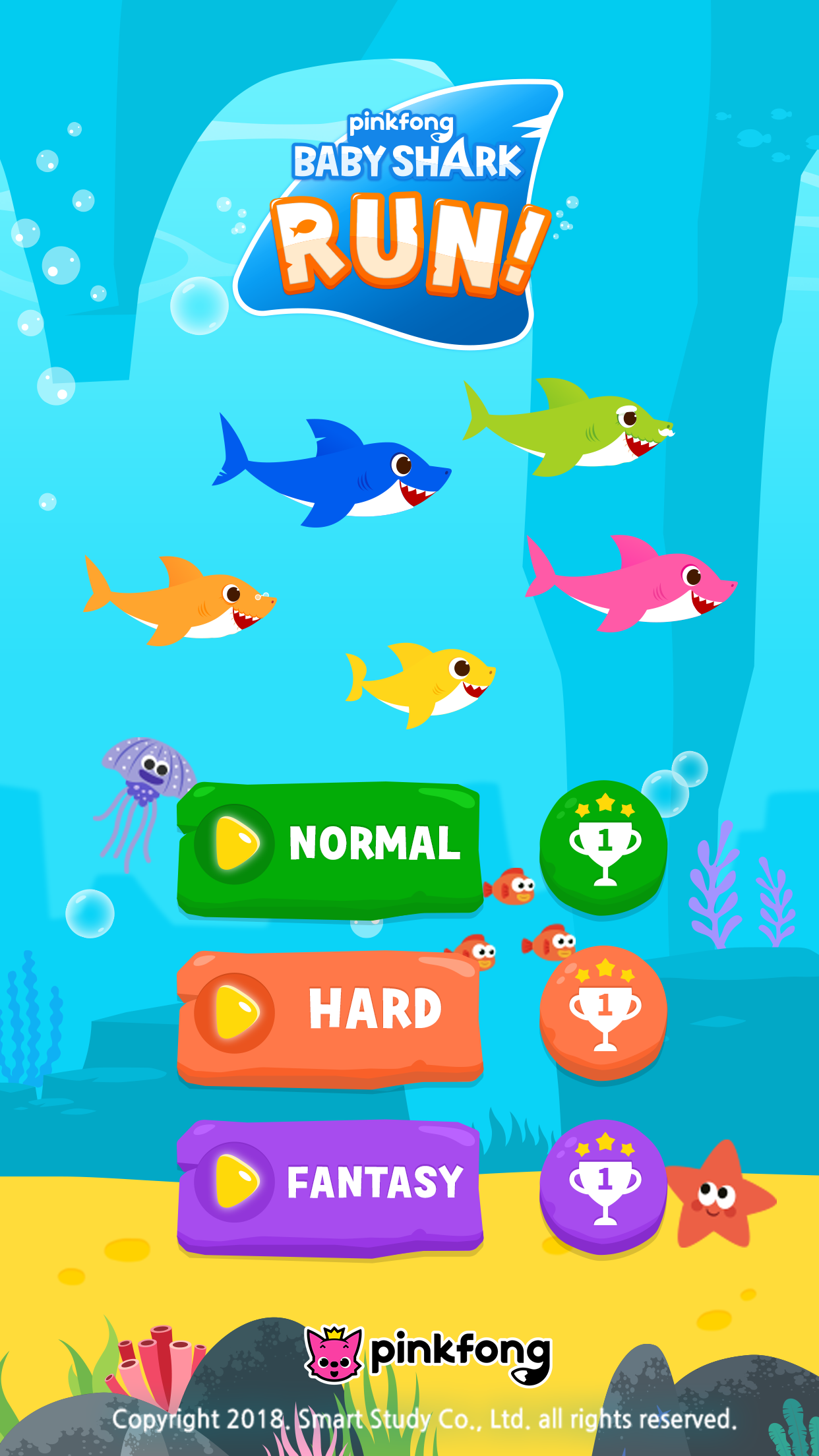 Baby Shark RUN ภาพหน้าจอเกม