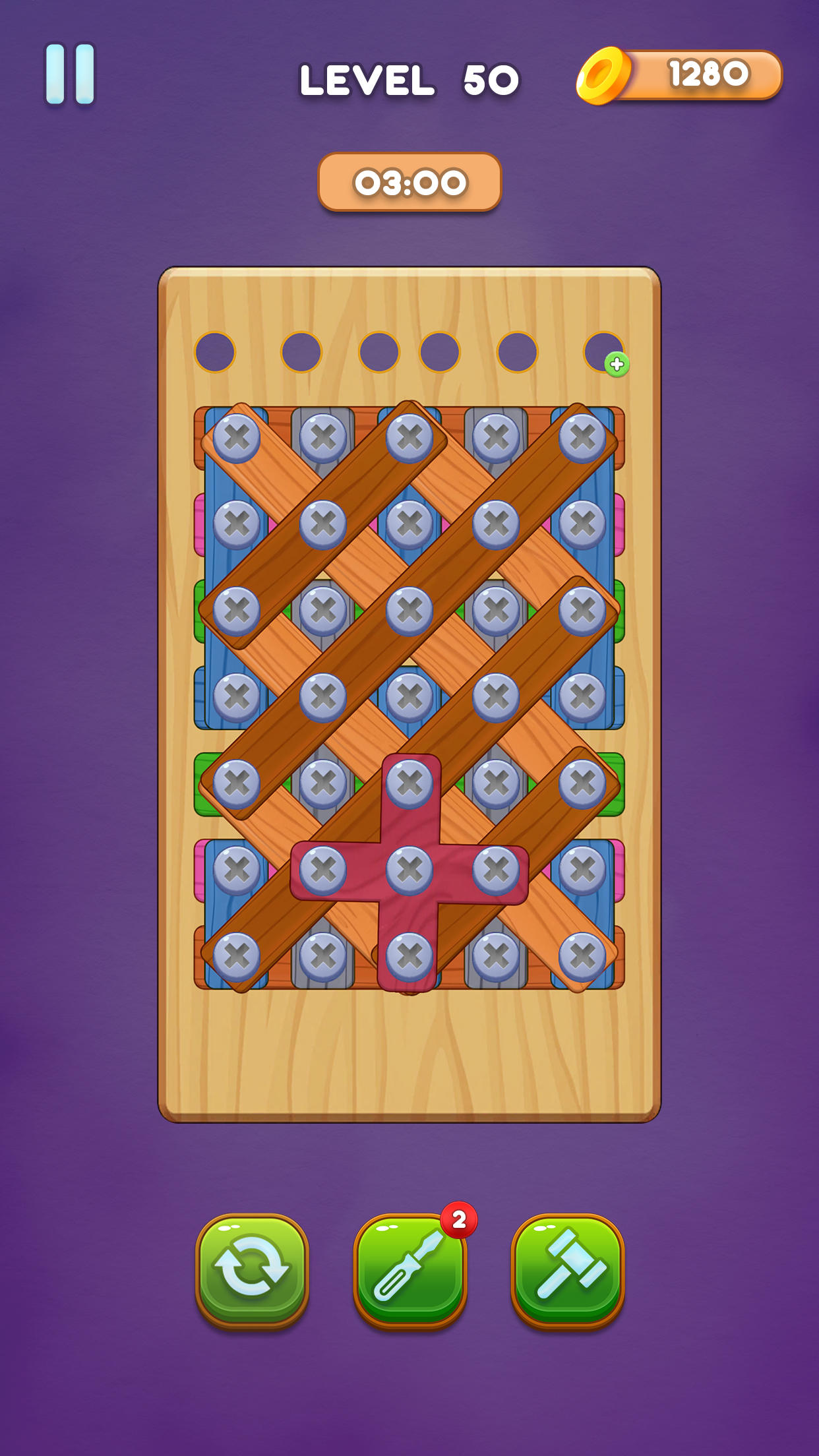 Unscrew Wood Puzzle: Screw Jam Game Screenshot
