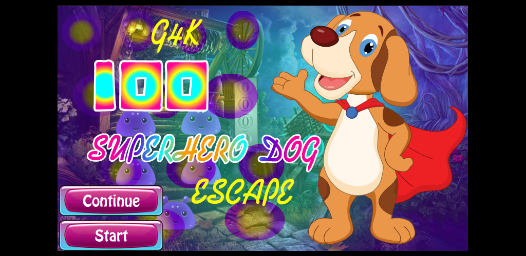 Banner of 最佳逃脫遊戲 100 Superhero Dog Escape Game 1.0.1