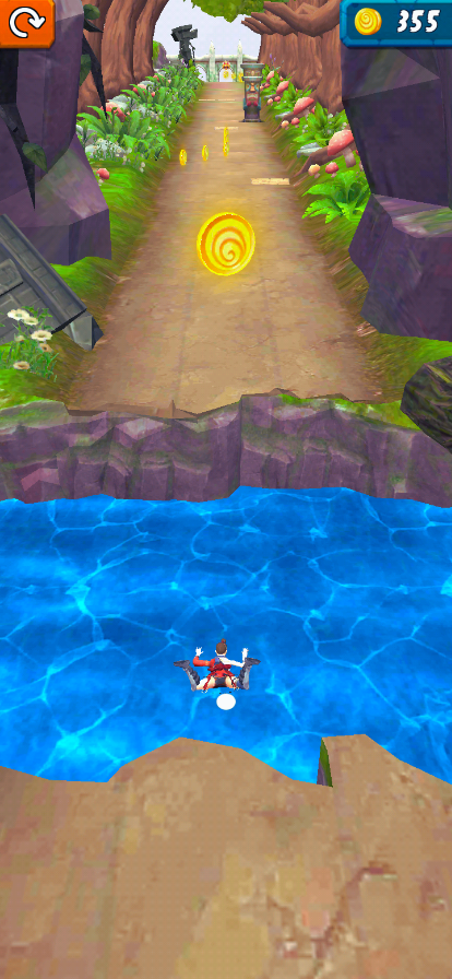 Скриншот игры Endless run  jungle escape