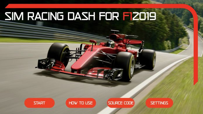 Screenshot of Sim Racing Dash for F1 2019