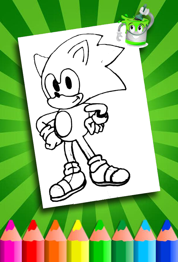 Soni Coloring Boom Hedgehogs screenshot game