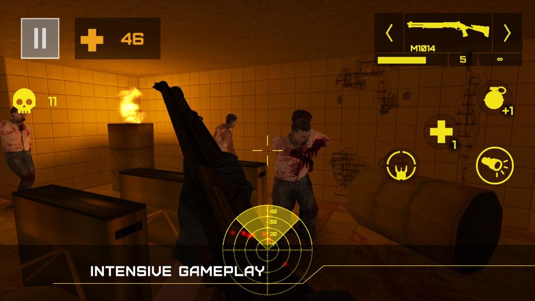 Zombie Defense: Escape 게임 스크린 샷