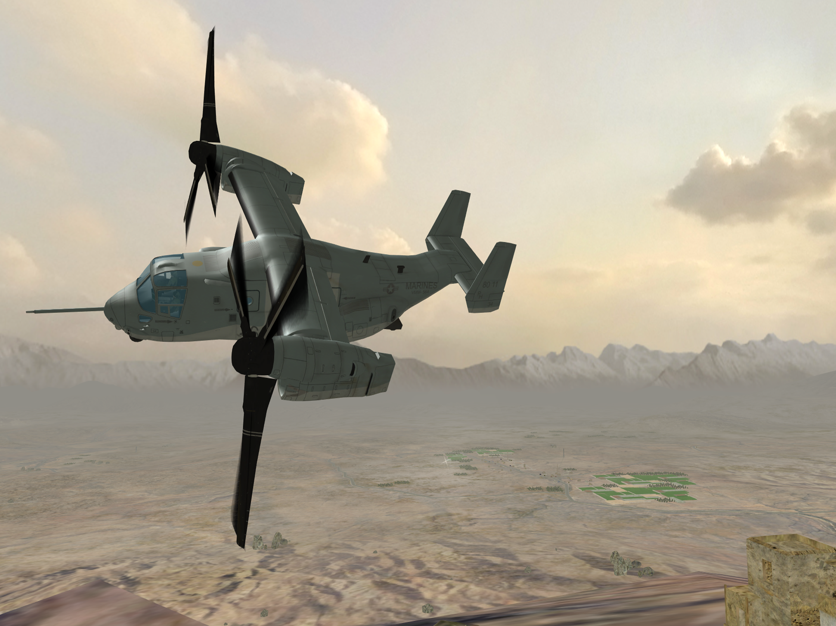 Osprey Operations - Helicopter Flight Simulator Game Screenshot