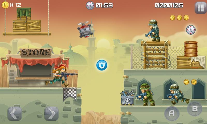 Metal Soldiers Game Screenshot