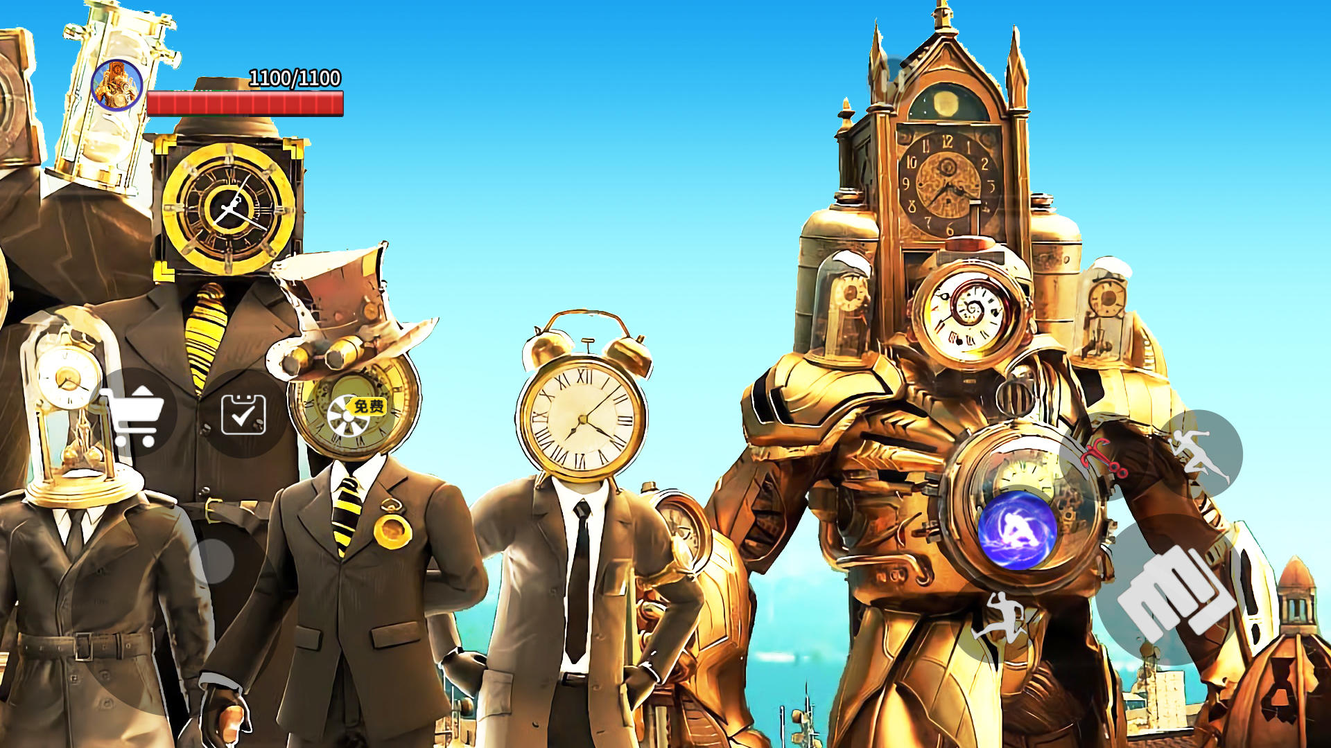 国産品 CLOCK MAN 心細く 〜クロックマン〜上方 小物・アクセサリー