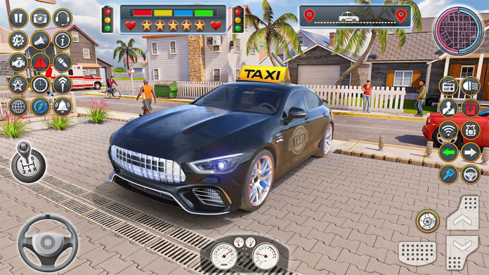 Captura de Tela do Jogo City Taxi Driving 2023