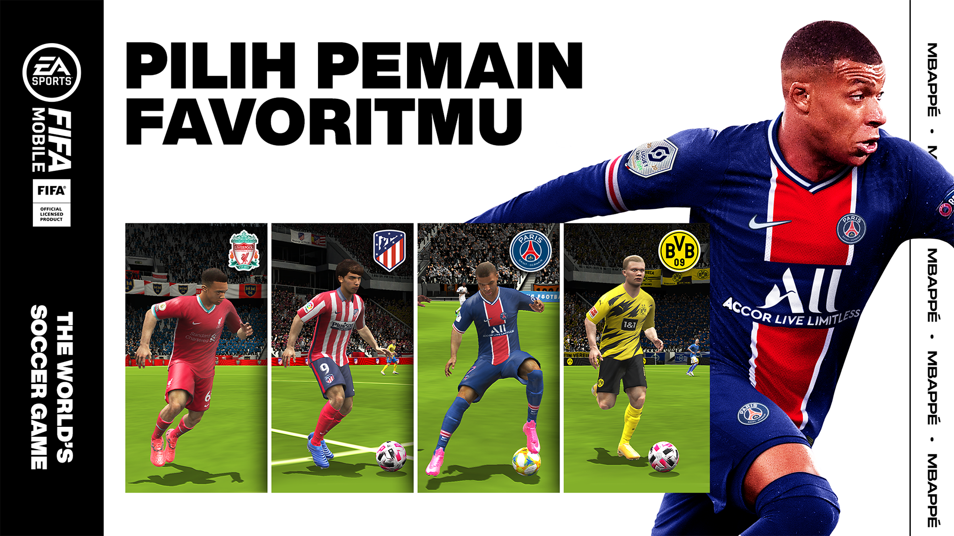 Cuplikan Layar Game Sepak Bola FIFA