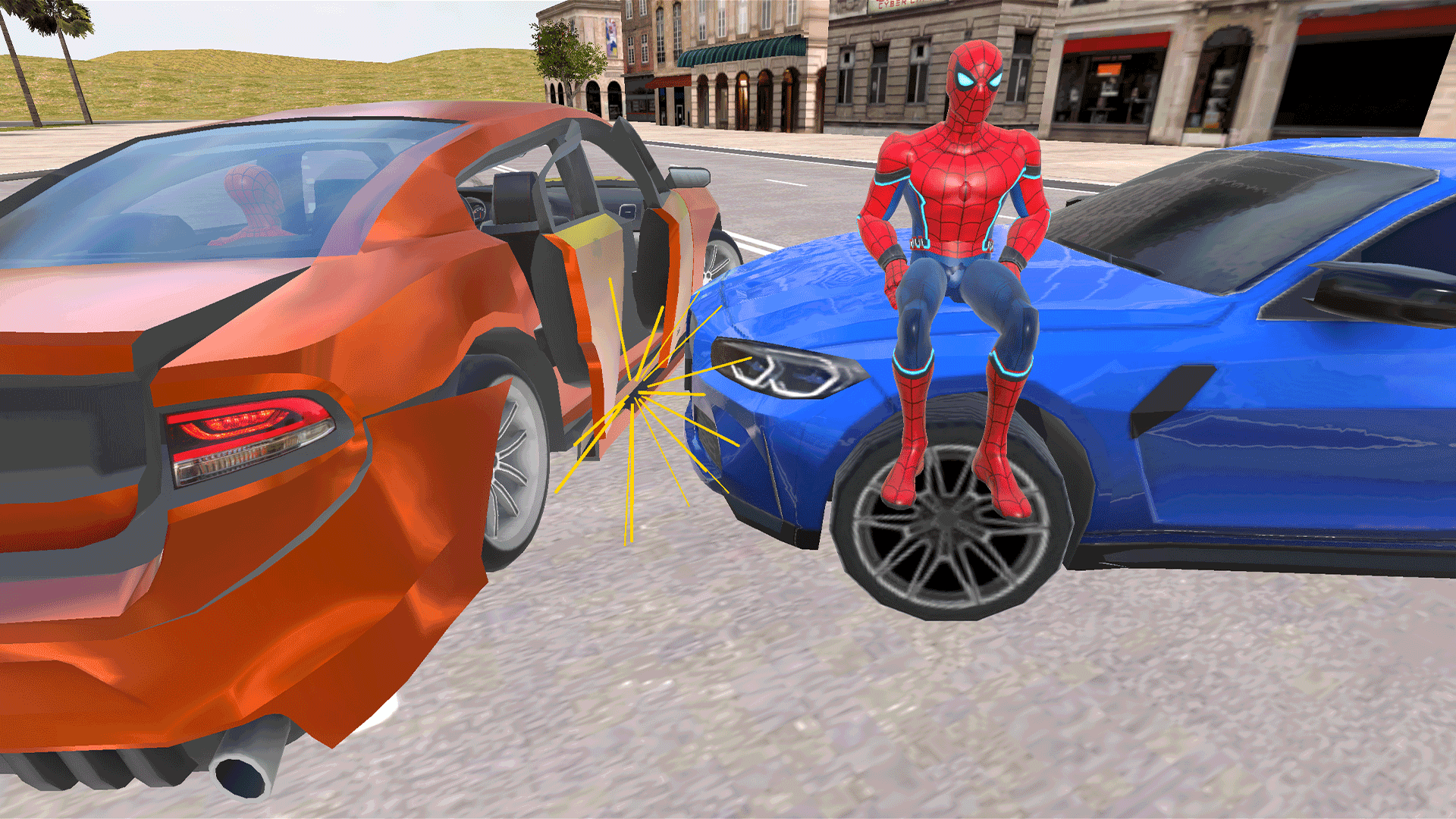 Beam Car Crash Racing Game Screenshot