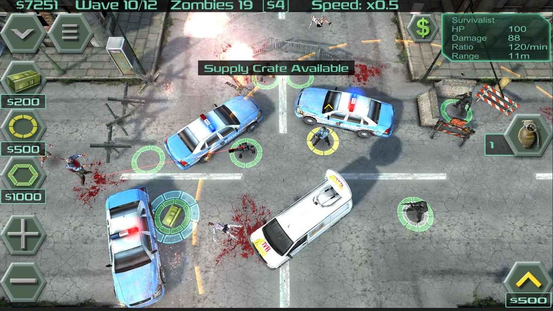 Zombie Defense ภาพหน้าจอเกม