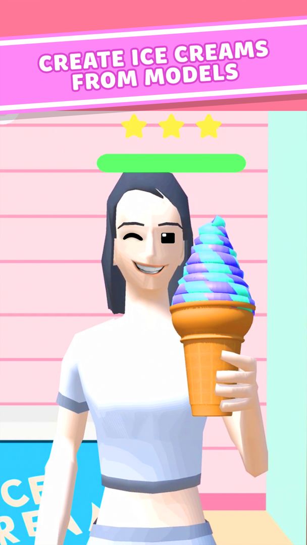 Screenshot of Ice Cream Inc. ASMR, DIY Games