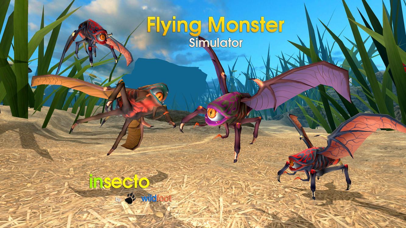 Flying Monster Insect Sim 게임 스크린샷