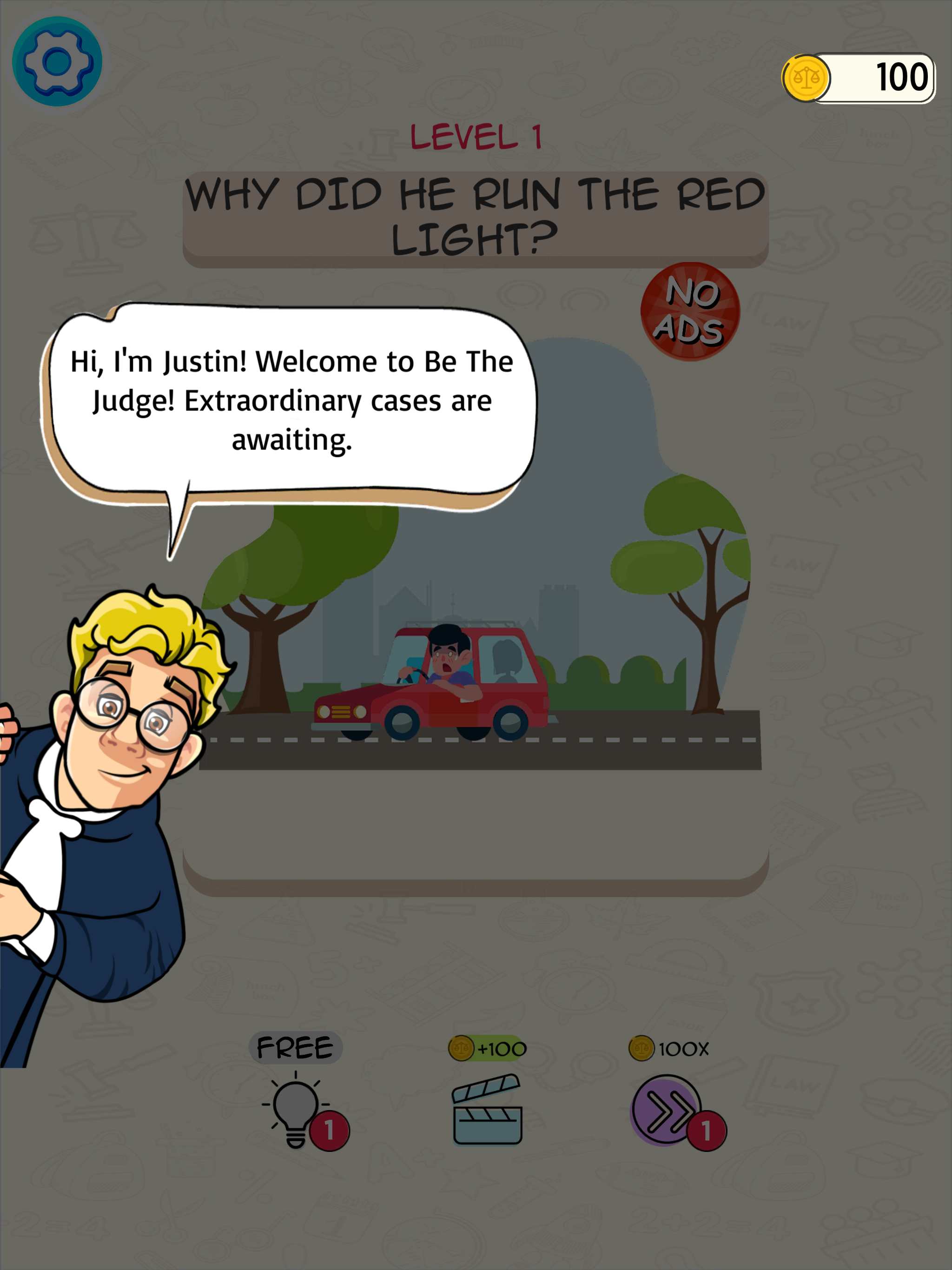 Screenshot of Be the Judge: Brain Games