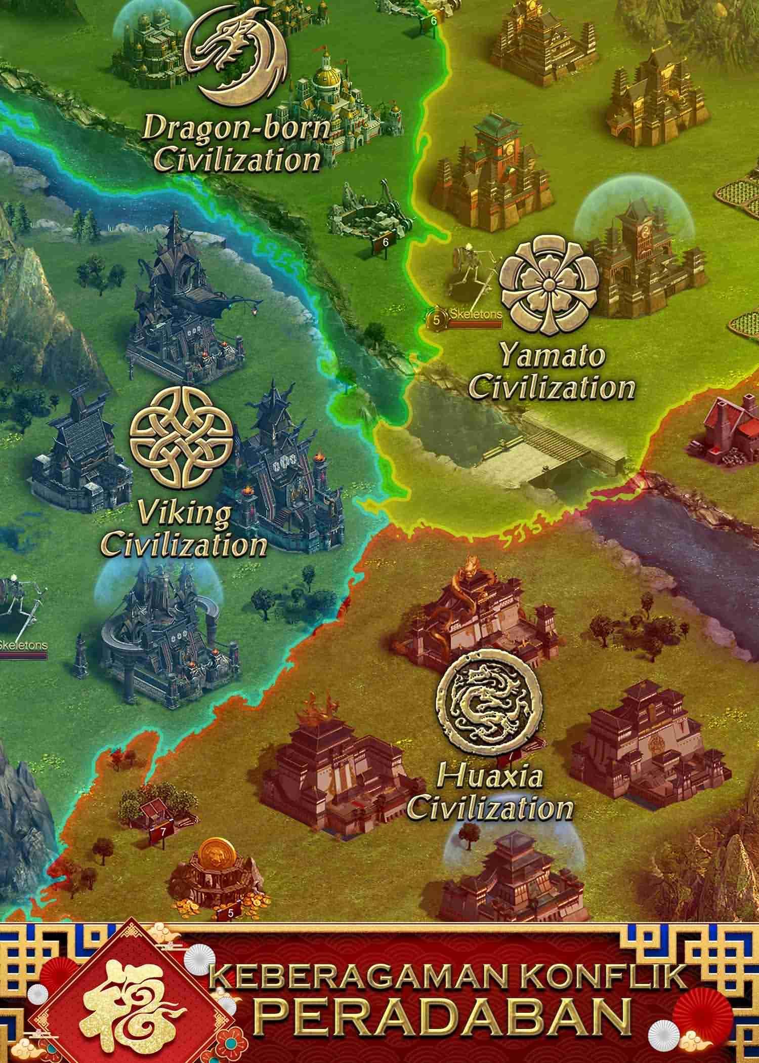 Cuplikan Layar Game Clash of Kings – Peradaban Bulan Sabit