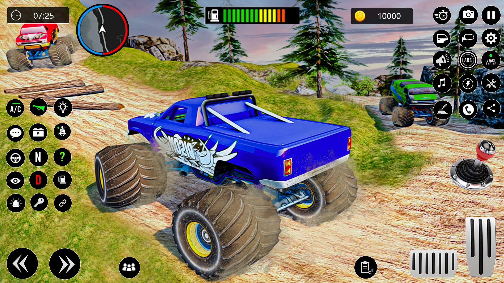 Monster Truck Offroad Stunt 3D Game Screenshot