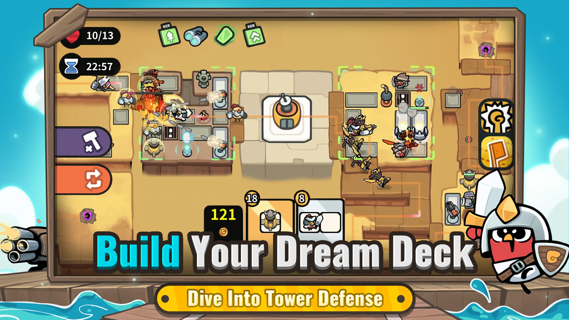 Birds Camp——Casual TD Game Game Screenshot