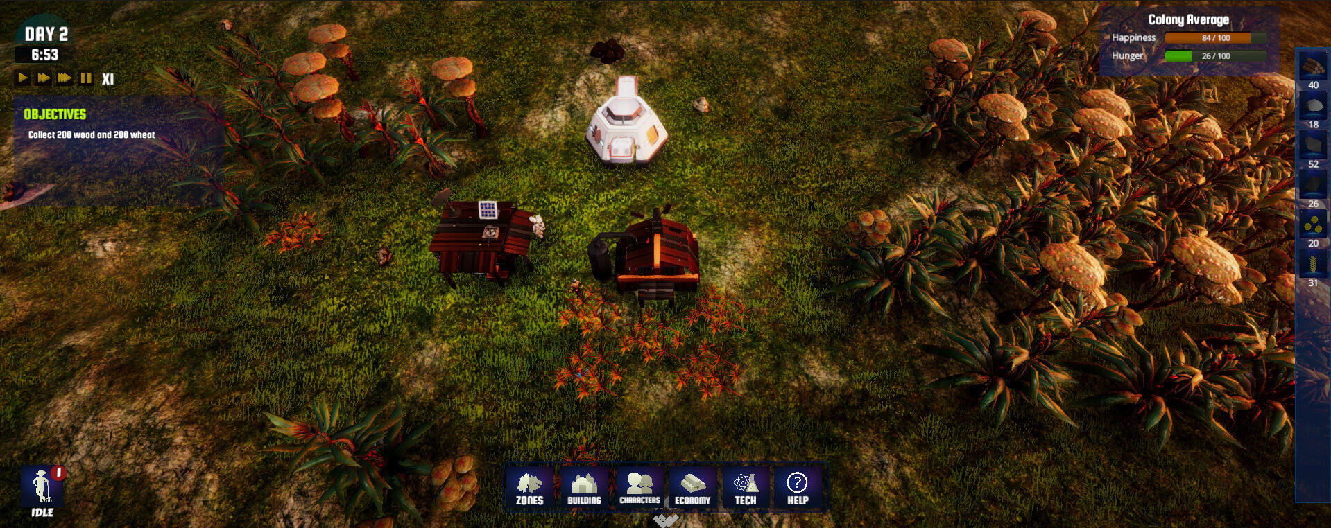 Screenshot 1 of Simulador de colonización 