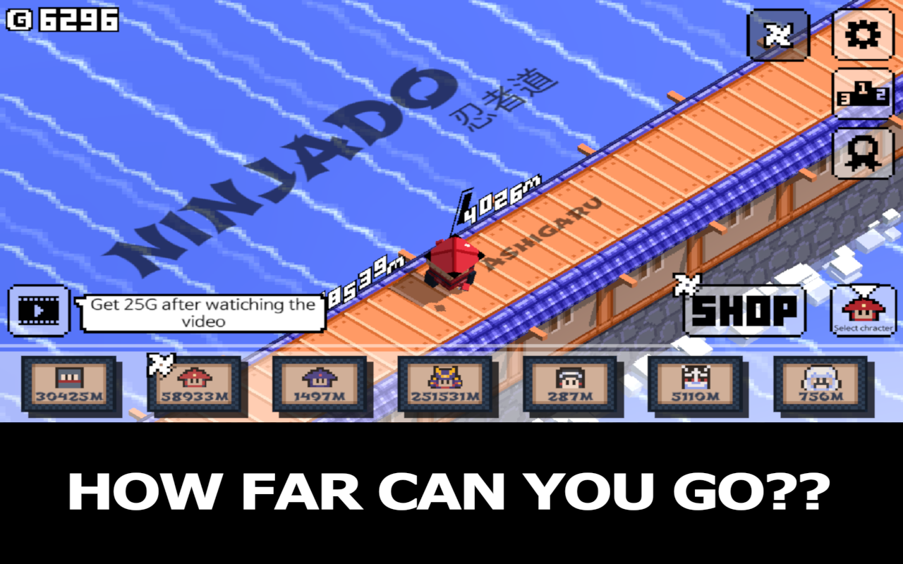 ZigZag Ninjado Game Screenshot