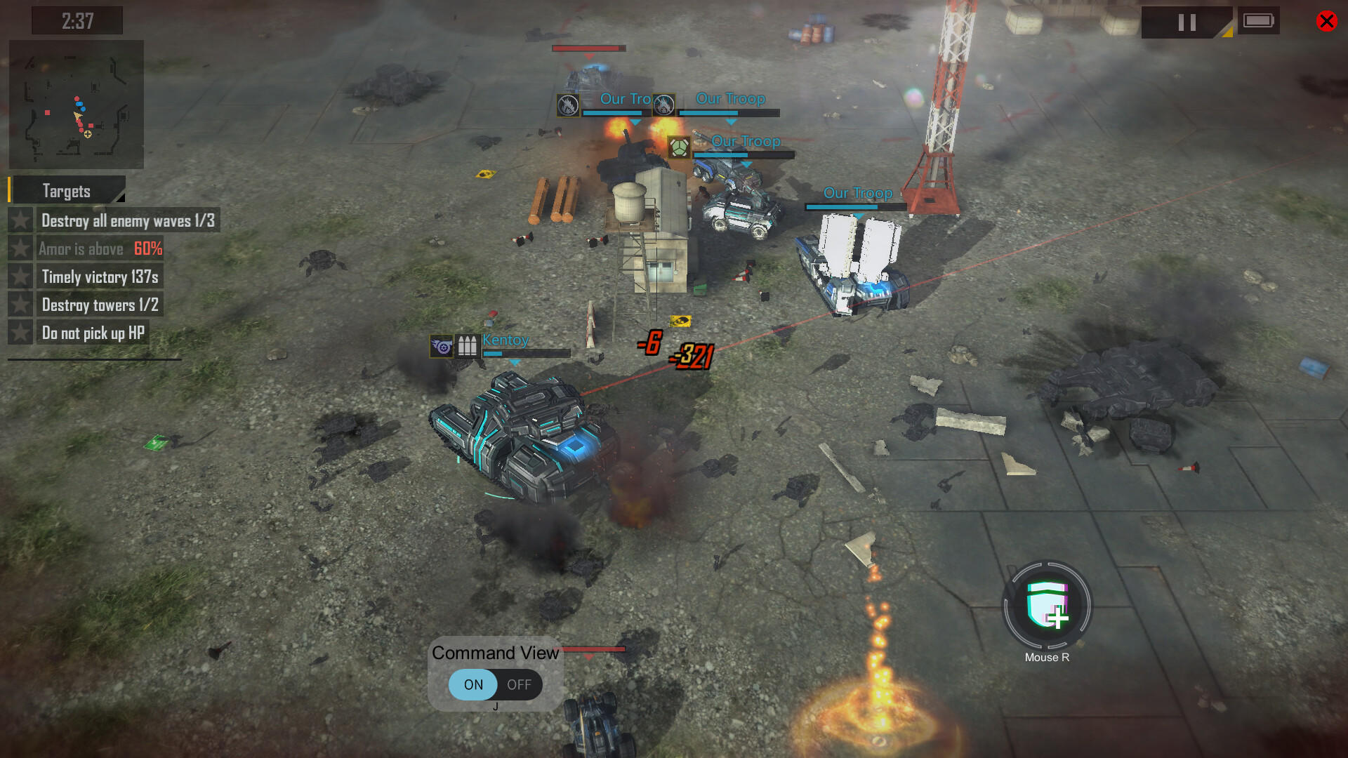 DeathGearX ゲームのスクリーンショット