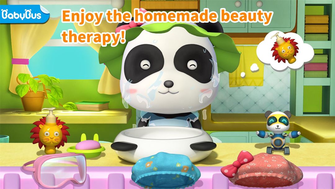 Screenshot of Cleaning Fun - Baby Panda