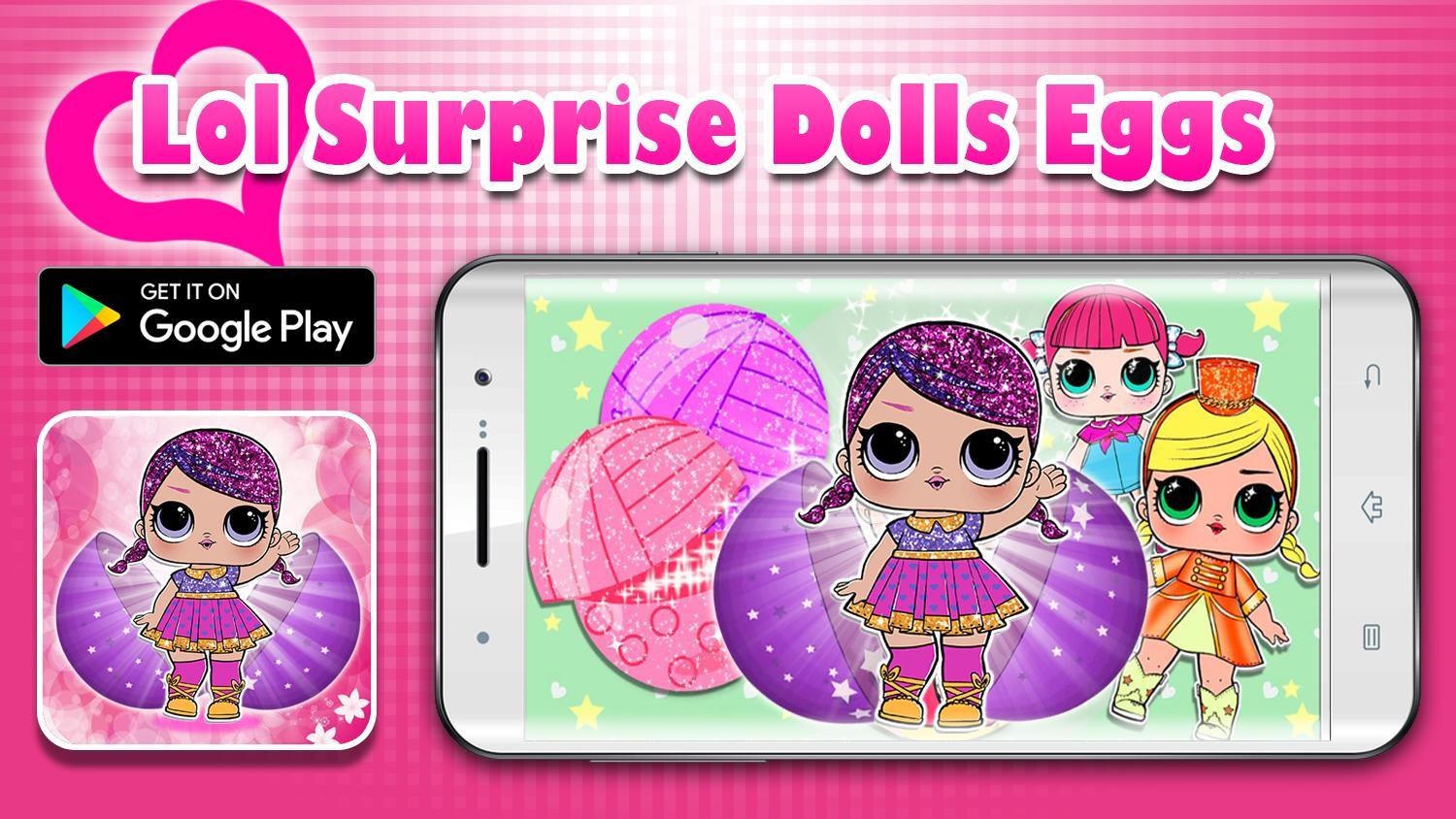 Lol Surprise Dolls Opening Eggs Game Screenshot