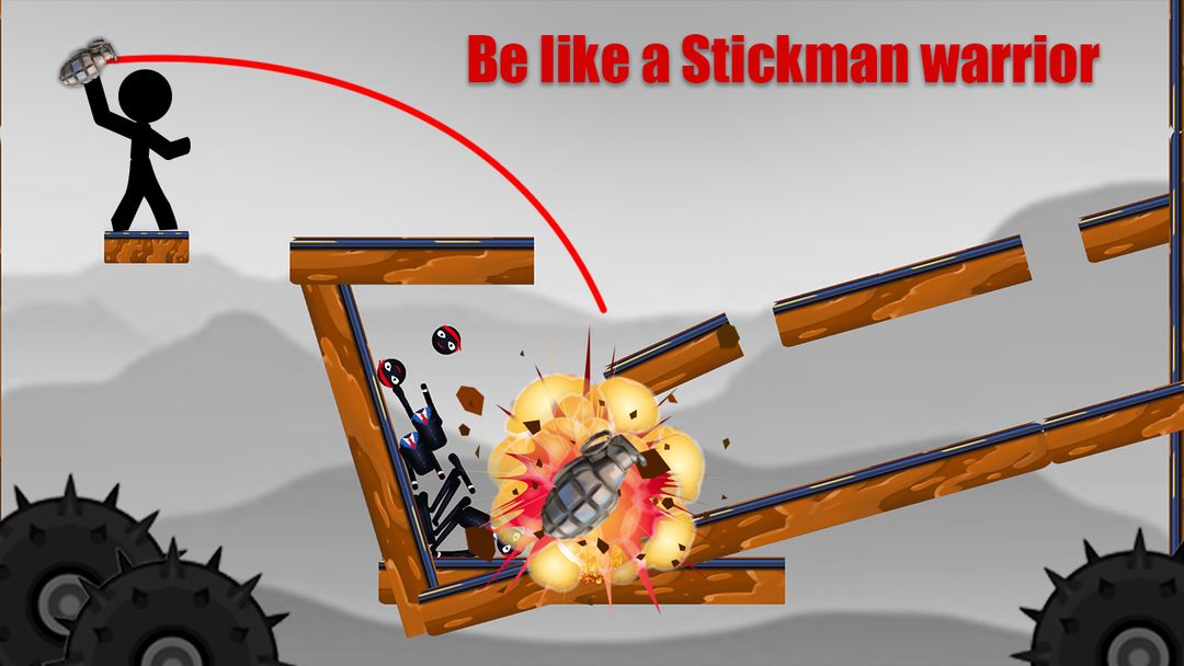Screenshot of Stickman Destruction Warrior 2