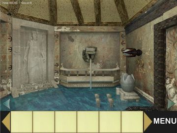 Underwater Palace Escape ゲームのスクリーンショット
