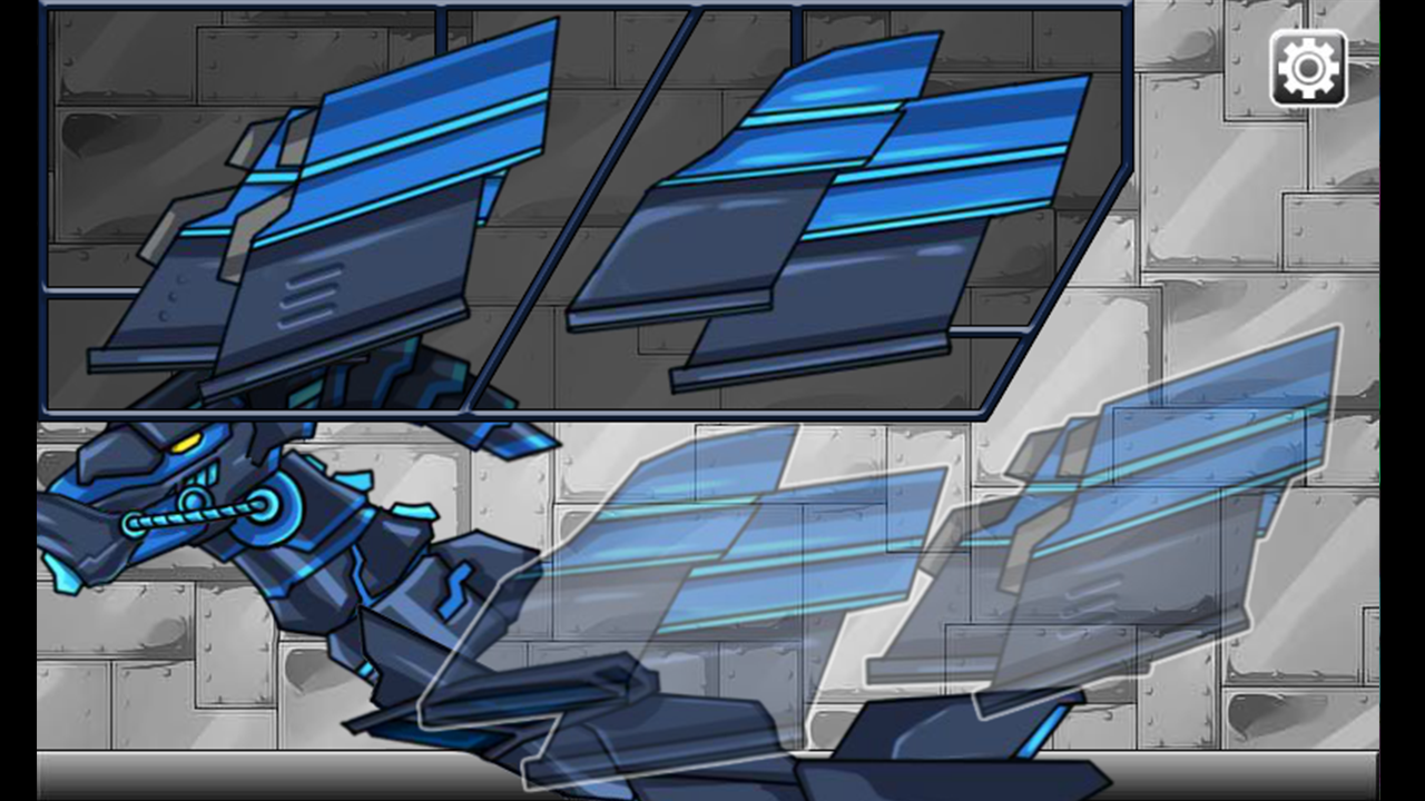 합체! 다이노 로봇 - 닌자 파라사우: 공룡 조립 게임 게임 스크린샷