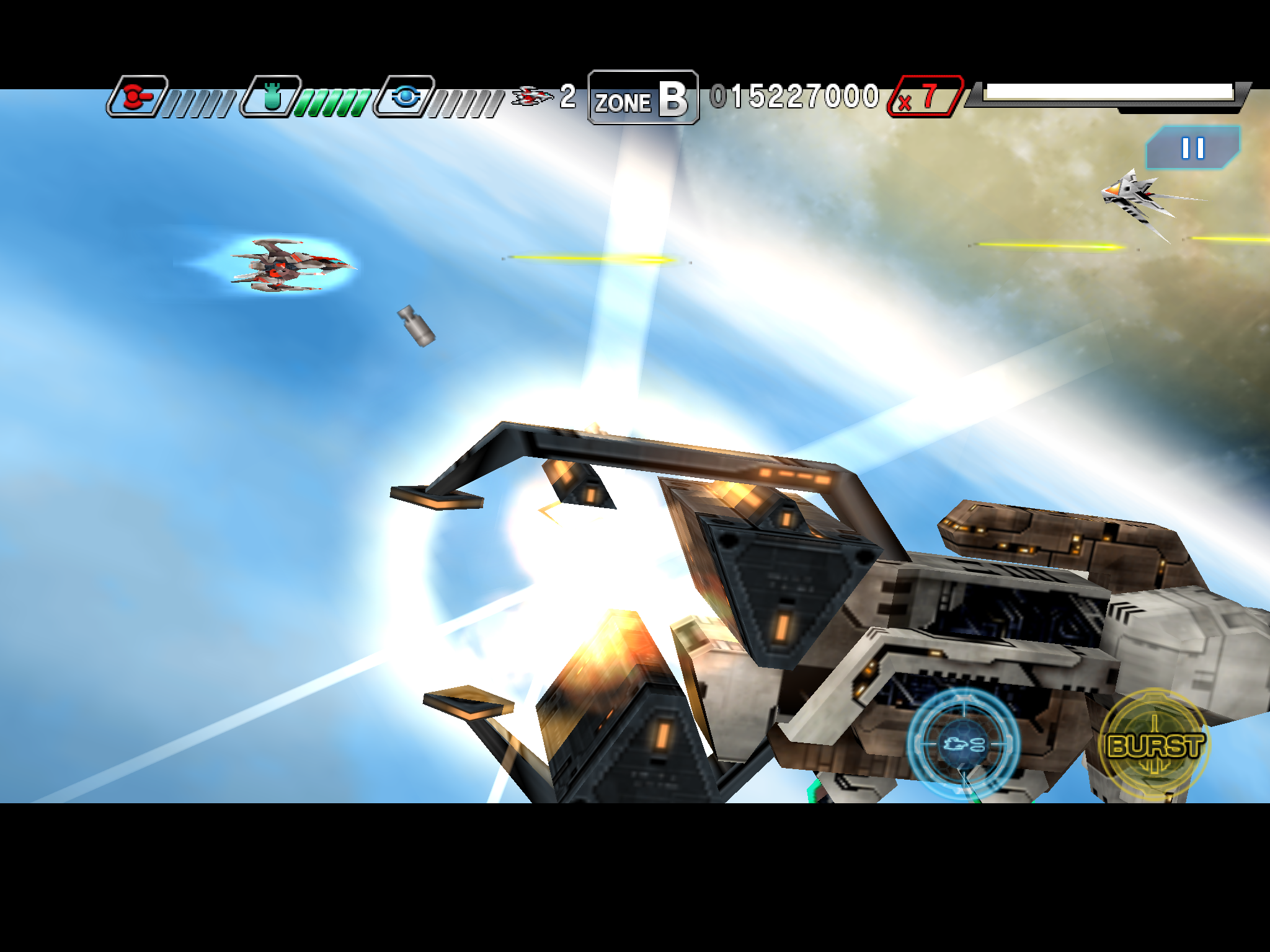 Dariusburst -SP- ภาพหน้าจอเกม