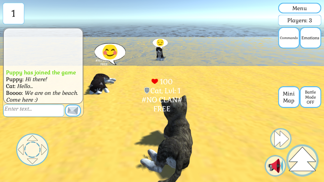 Screenshot 1 of प्यारी बिल्ली और पिल्ला की दुनिया 1.0.8.5