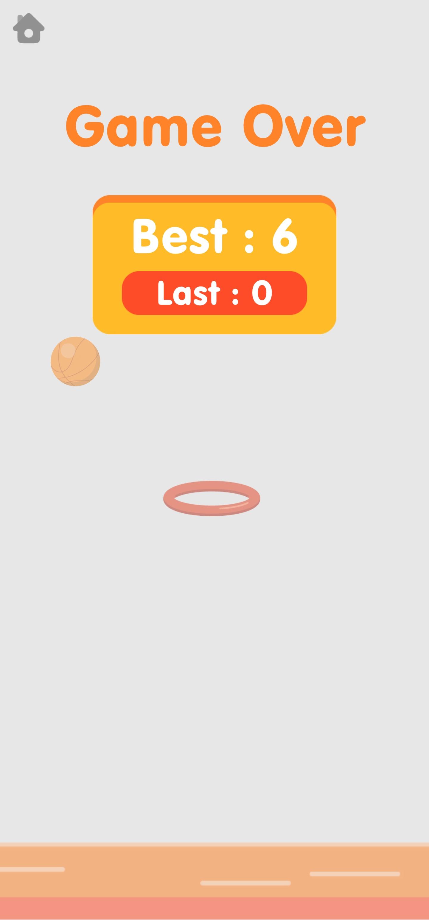 Flap Dunk: Sky Ball ゲームのスクリーンショット