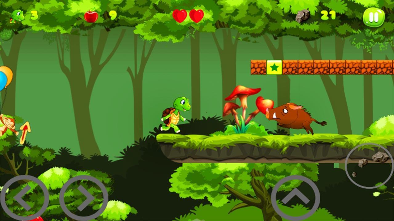 Turtle Adventure World Game Screenshot