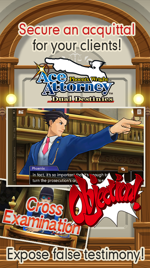 Screenshot 1 of Ace Attorney: Destinos duales 