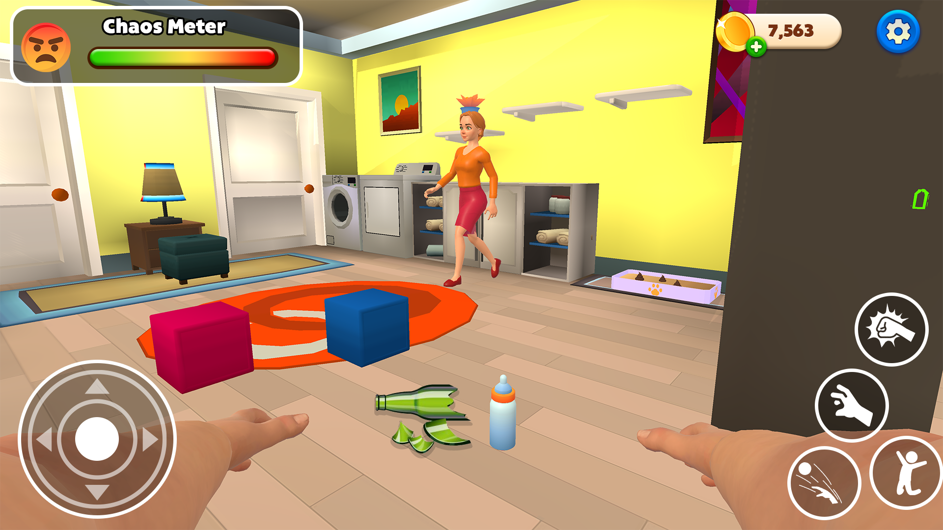 Naughty Prankster Life Sim 3D Game Screenshot