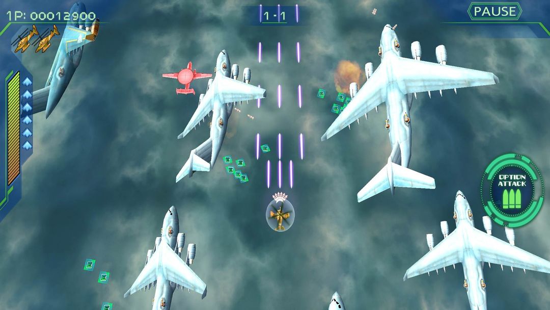 Screenshot of ZERO GUNNER 2 classic