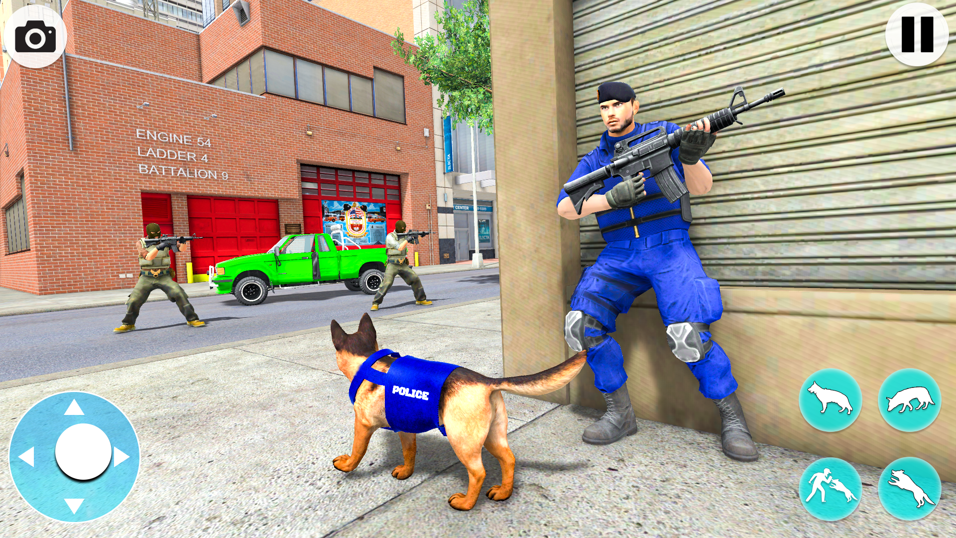 Police Dog Crime Shooter Game Game Screenshot