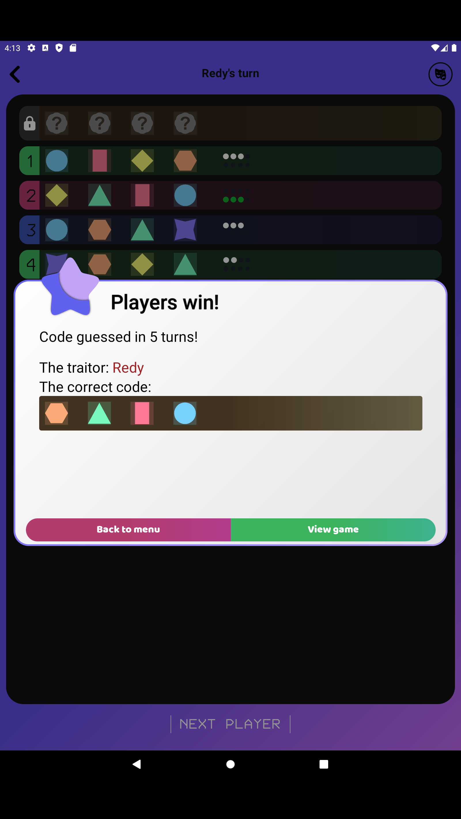 CodeBreaker - Sabotage Game Screenshot