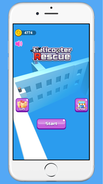 Cuplikan Layar Game StickMan Helicopter Rescue