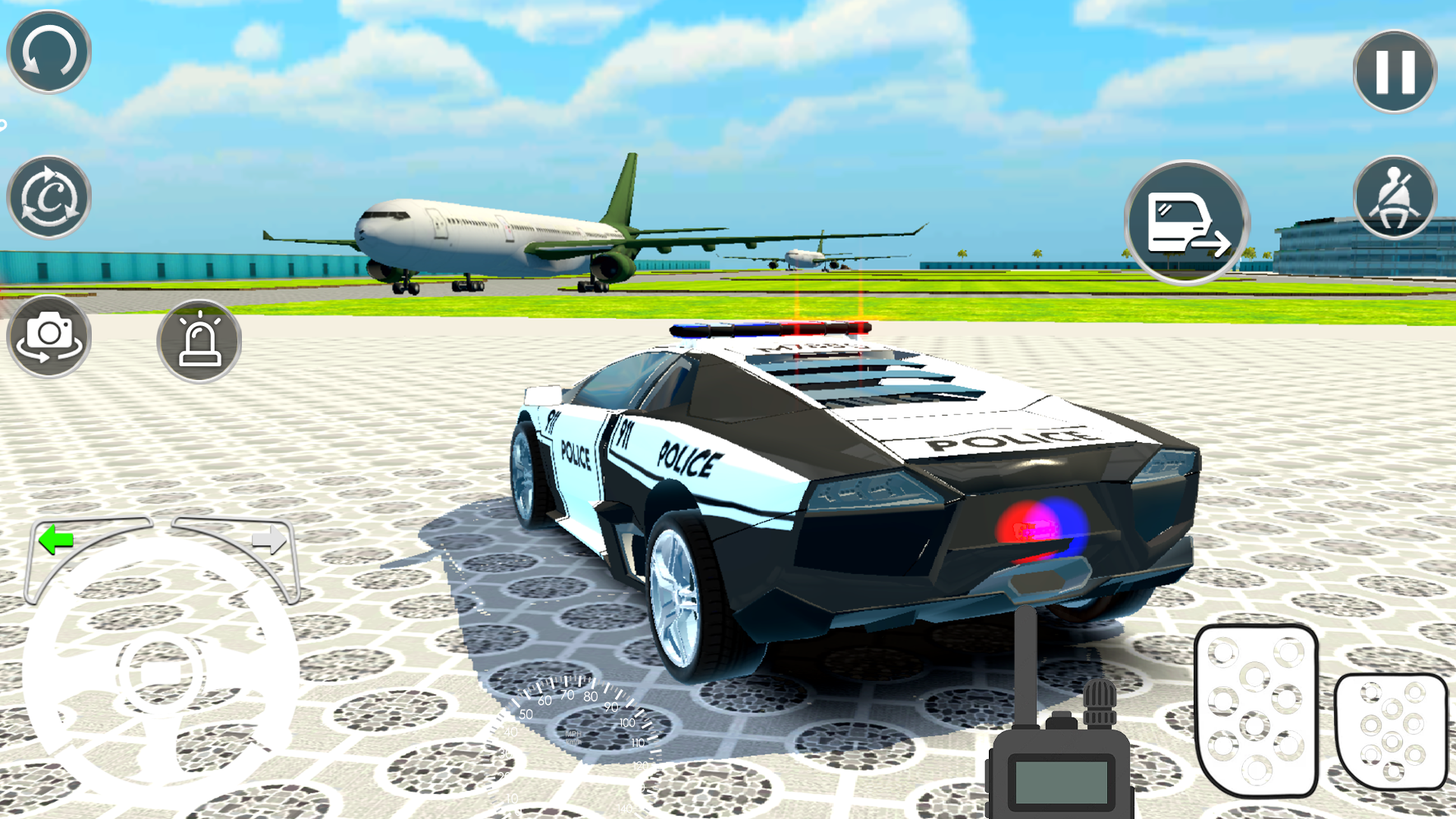 Cuplikan Layar Game Police Car Game Cop Games