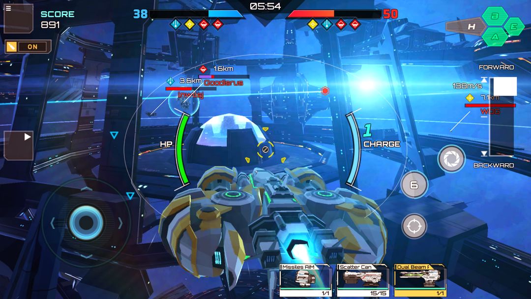 Iron Space: Real-time Spaceship Team Battles screenshot game