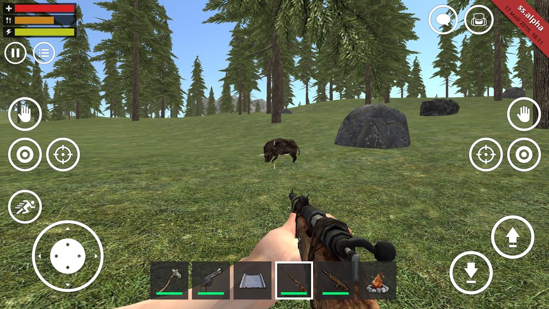 Screenshot of Survival Simulator