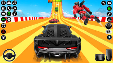 Mega Ramp Car Games: GT Stunts Game Screenshot