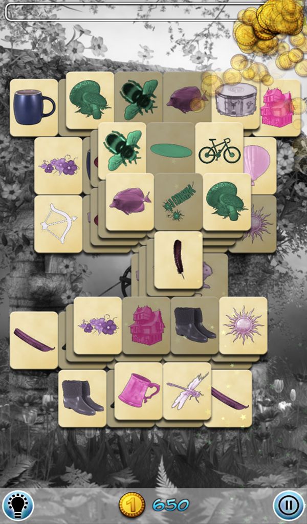 Screenshot of Hidden Mahjong: Spring Garden
