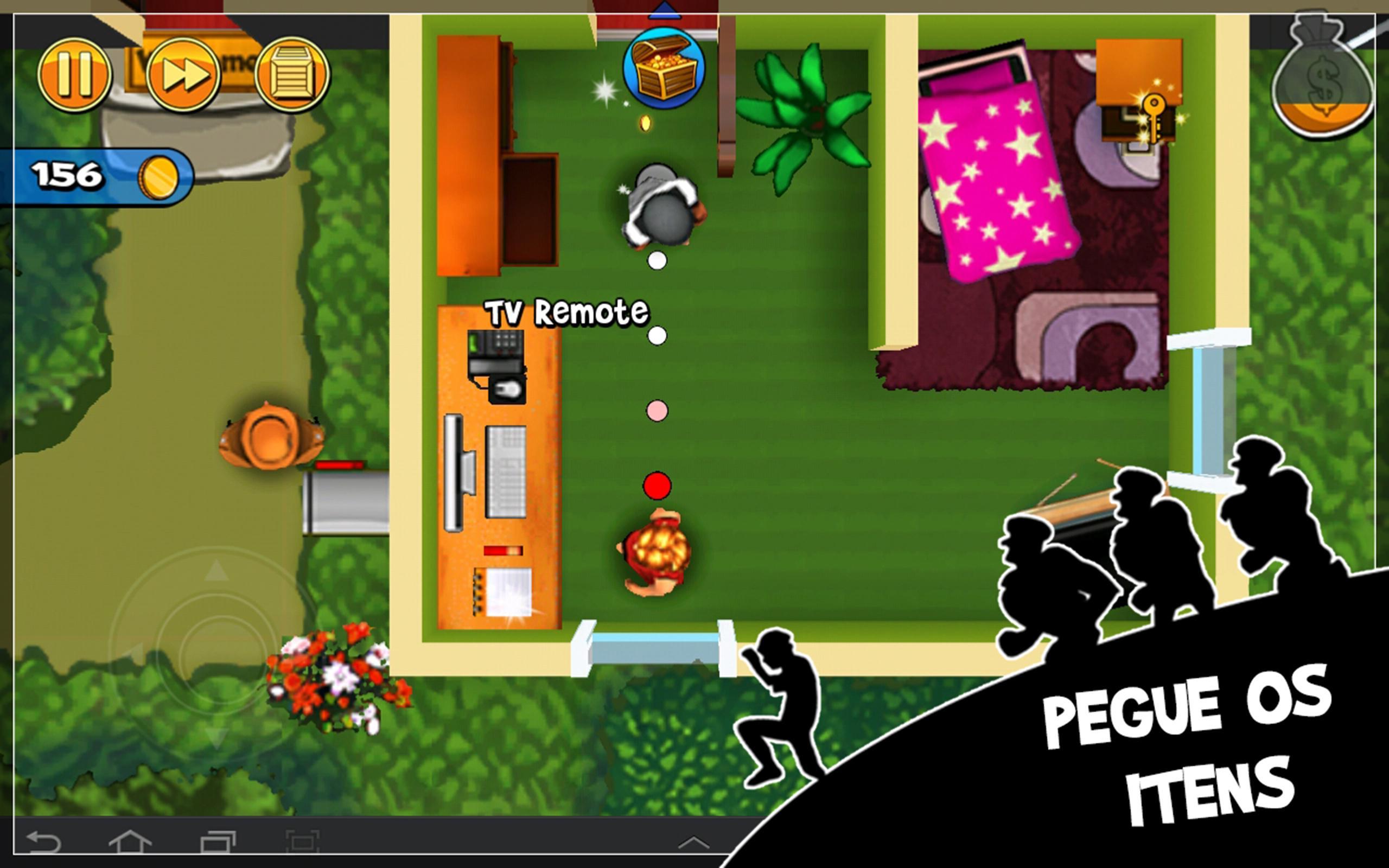 Captura de Tela do Jogo Robbery Bob - ladrão engraçado