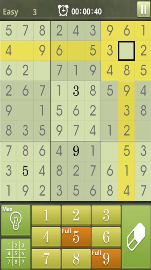 Sudoku World screenshot game
