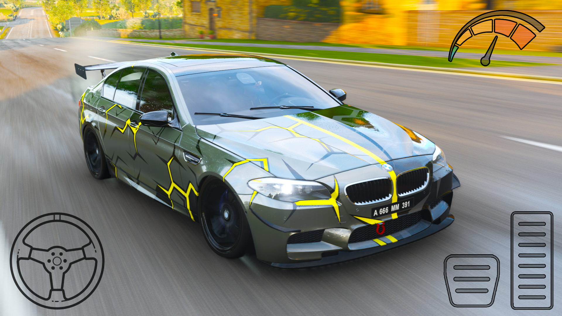 BMW M5 Drive Monster Car Game Screenshot