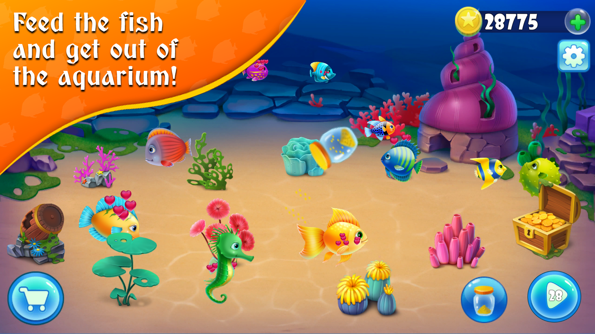 Aqua Fish Game Screenshot