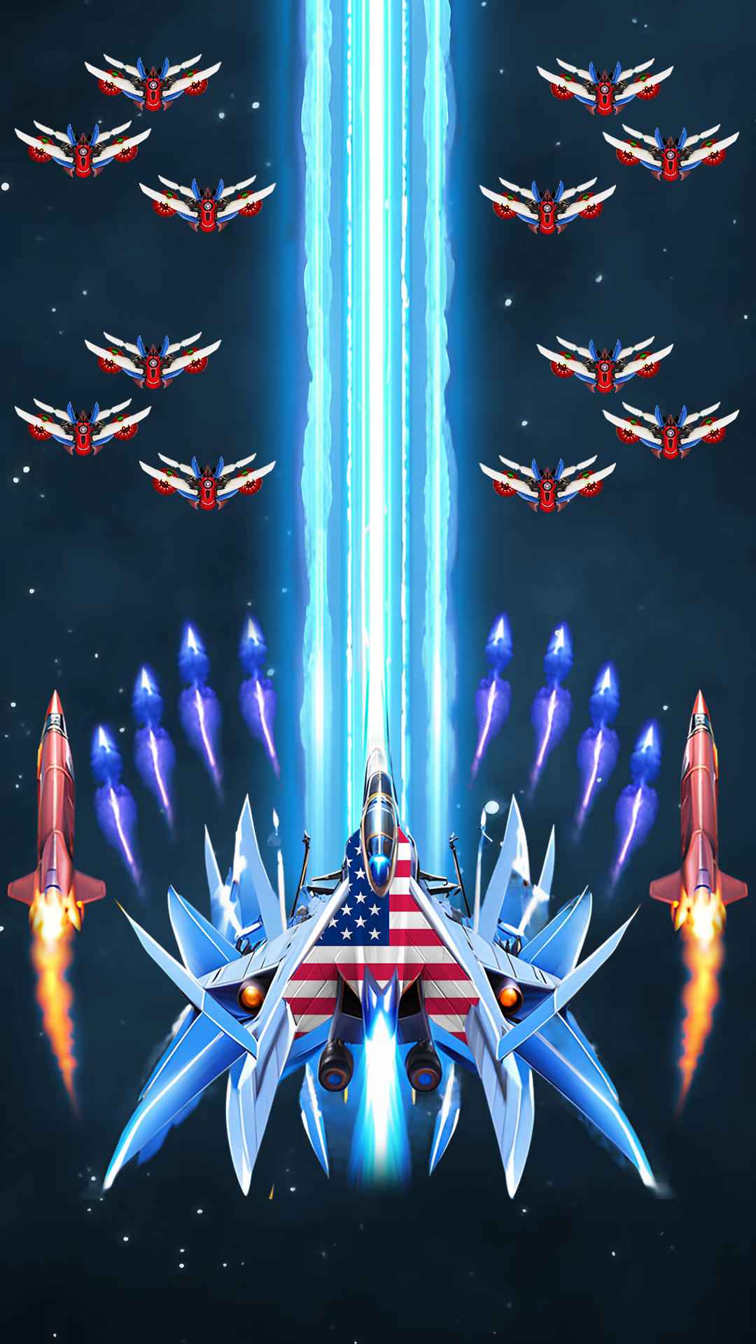 Galaxy Airplane Shooting Games Game Screenshot