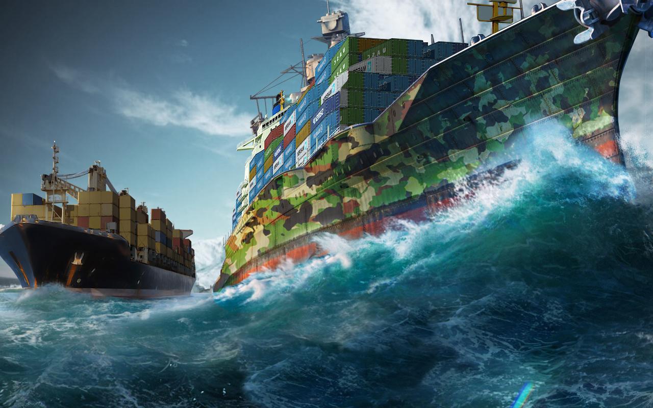 Military Cargo Ship Simulator: Prisoner Transport Game Screenshot