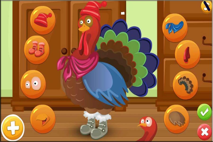 Turkey Dress Up - Animal Games ภาพหน้าจอเกม